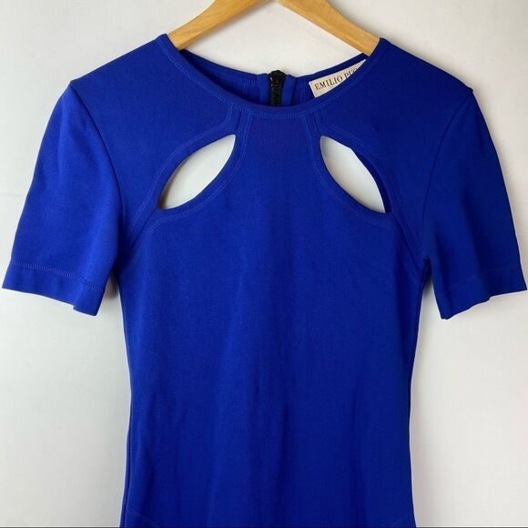 Emilio Pucci- Mini Blue Dress - Picture 2 of 10